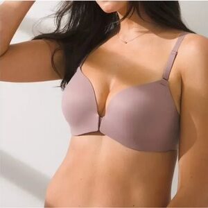 Soma Enbliss Front-Close Racerback Bra French Mauve Size 40D